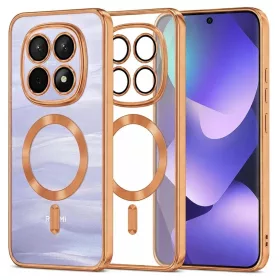   Xiaomi Redmi Note 15 5G / Note 15 4G / Poco M8 5G Narancssárga Techsuit Luxury Crystal MagSafe tok