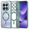 Xiaomi Redmi Note 15 5G / Note 15 4G / Poco M8 5G Világoszöld Techsuit Luxus Kristály MagSafe fliptok