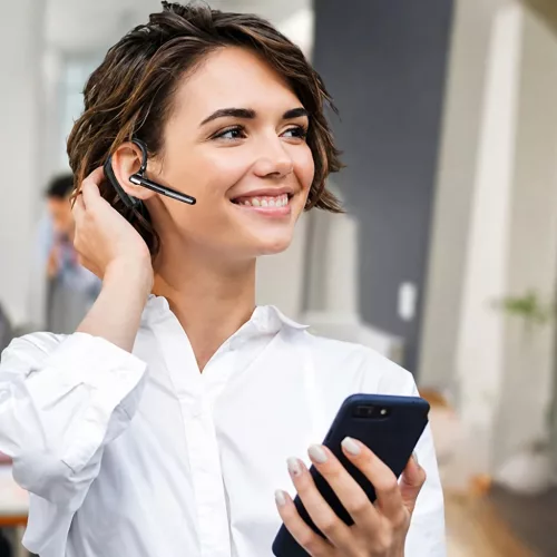 Techsuit - Premium Bluetooth Headset PowerTalks (G6) - BT5.4, kettős -5949419368361 7 kép