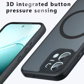 Oppo A6 Pro 4G Matt Fekete Techsuit PureFrost MagSafe tok-5949419368422 2 kép