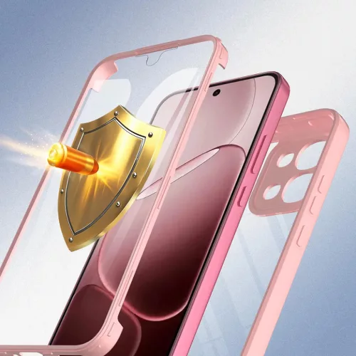 Oppo A6 Pro 4G Rózsaszín Techsuit - ColorVerse 360 Series + Kijelző-5949419368415 4 kép