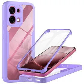 Oppo A6 Pro 4G Lila Techsuit ColorVerse 360 sorozat + képernyővédő-5949419368408 1 kép