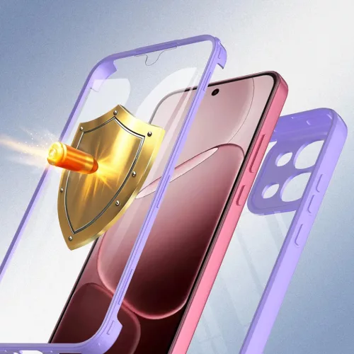 Oppo A6 Pro 4G Lila Techsuit ColorVerse 360 sorozat + képernyővédő-5949419368408 4 kép