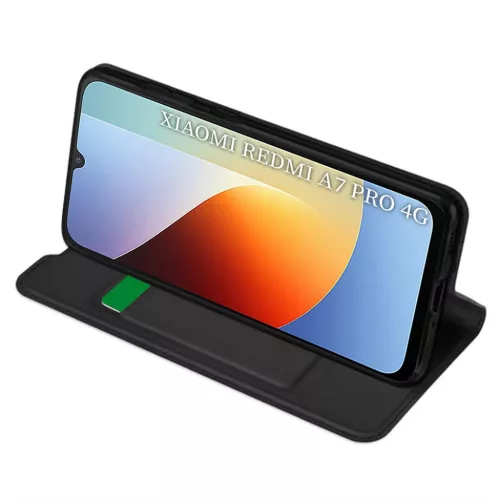 Xiaomi Redmi A7 Pro Fekete Techsuit - Magskin Fliptok-5949419368903 2 kép