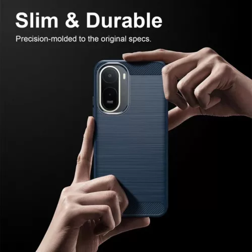 Xiaomi Redmi A7 Pro 4G Kék Techsuit Carbon Silicone tok-5949419368835 2 kép