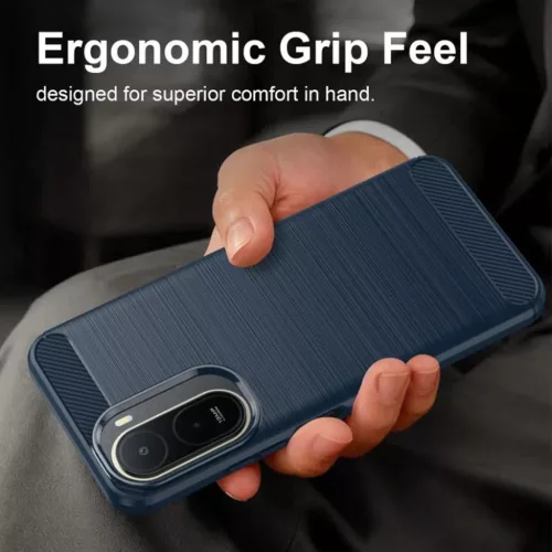 Xiaomi Redmi A7 Pro 4G Kék Techsuit Carbon Silicone tok-5949419368835 6 kép