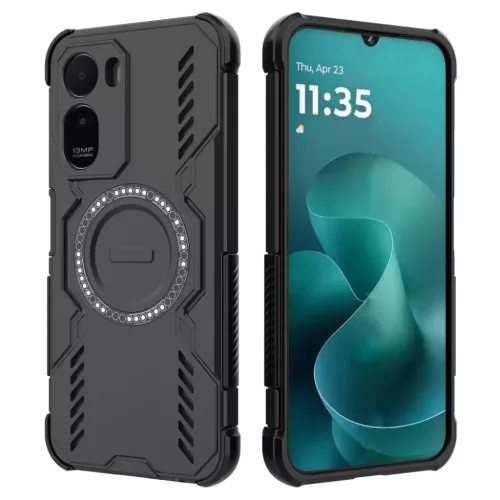 Xiaomi Redmi A7 Pro 4G Fekete Techsuit ArmorMag tok-5949419368644 2 kép