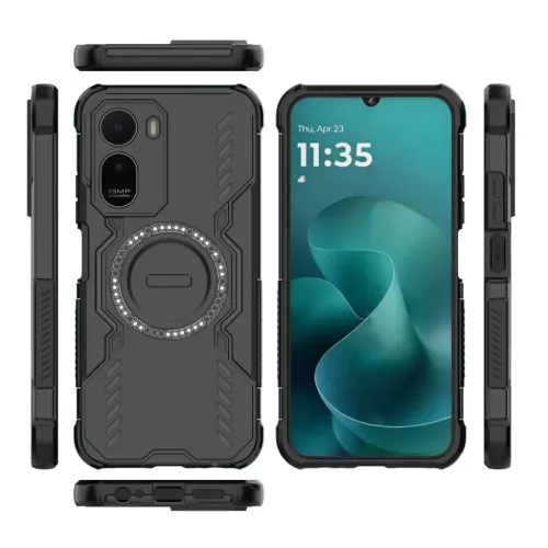 Xiaomi Redmi A7 Pro 4G Fekete Techsuit ArmorMag tok-5949419368644 3 kép