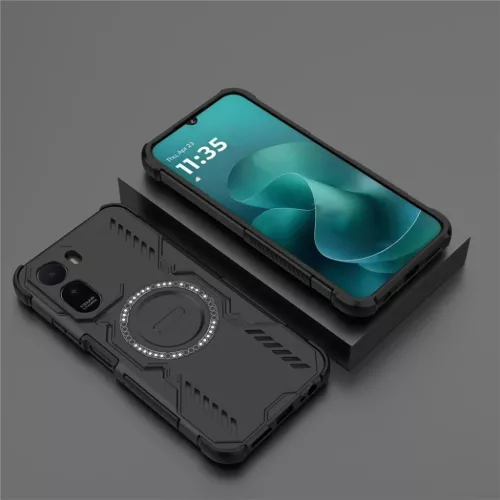 Xiaomi Redmi A7 Pro 4G Fekete Techsuit ArmorMag tok-5949419368644 5 kép
