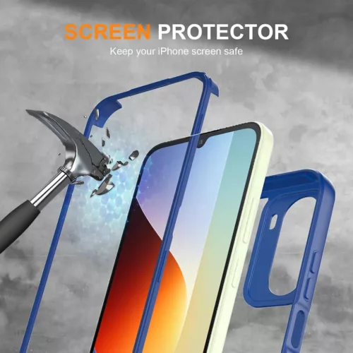 Xiaomi Redmi A7 Pro 4G Kék Techsuit ColorVerse 360 Series + Üvegfól-5949419368552 5 kép