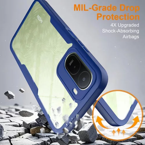 Xiaomi Redmi A7 Pro 4G Kék Techsuit ColorVerse 360 Series + Üvegfól-5949419368552 6 kép