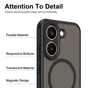Xiaomi Poco X8 Pro Pink Techsuit - HaloFrost II MagSafe tok-5949419369290 2 kép