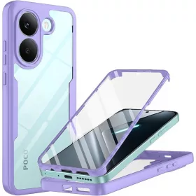   Xiaomi Poco X8 Pro Lila Techsuit - ColorVerse 360 Series + képernyővédő tok