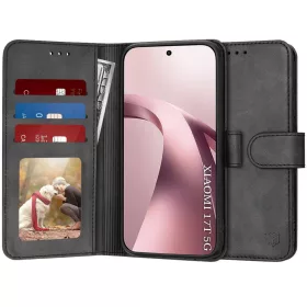 Xiaomi 17T Fekete Techsuit Diary Book tok-5949419369917 1 kép