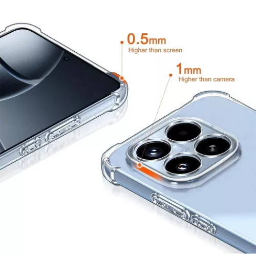 Xiaomi 17T Átlátszó Techsuit Ütésálló Szilikon tok-5949419370180 5 kép