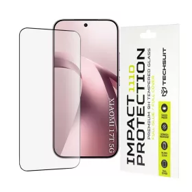   Xiaomi 17T Fekete Techsuit - 111D Teljes Borítású / Teljes Ragasztós Üveg üvegfólia