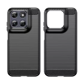 Motorola Moto G87 Fekete Techsuit - Carbon Silicone tok-5949419370425 2 kép