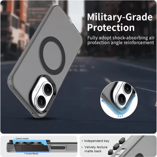 Xiaomi Poco F7 Fekete Techsuit CandyCase MagSafe tok-5949419370814 5 kép