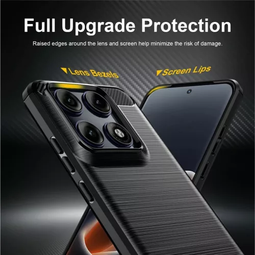 Motorola Edge 70 Pro Fekete Techsuit - Carbon Silicone tok-5949419371040 2 kép