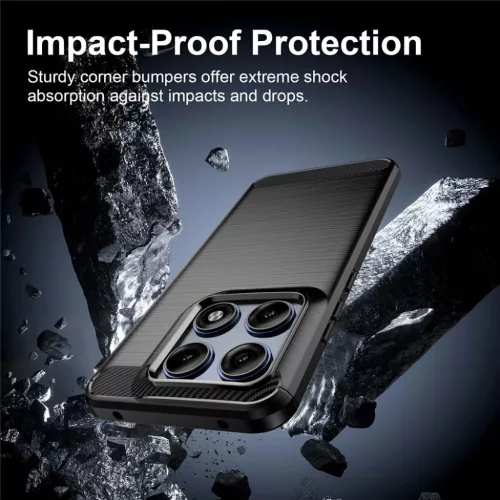 Motorola Edge 70 Pro Fekete Techsuit - Carbon Silicone tok-5949419371040 4 kép