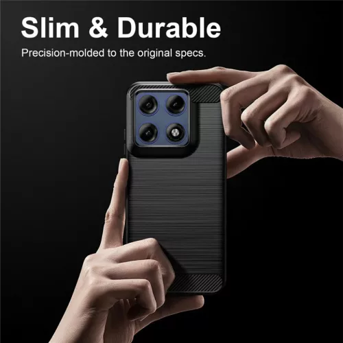 Motorola Edge 70 Pro Fekete Techsuit - Carbon Silicone tok-5949419371040 5 kép
