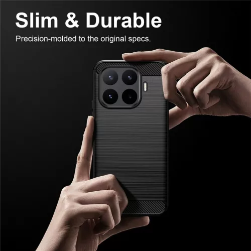 Xiaomi 17T Pro Fekete Techsuit Carbon Silicone tok-5949419371446 5 kép