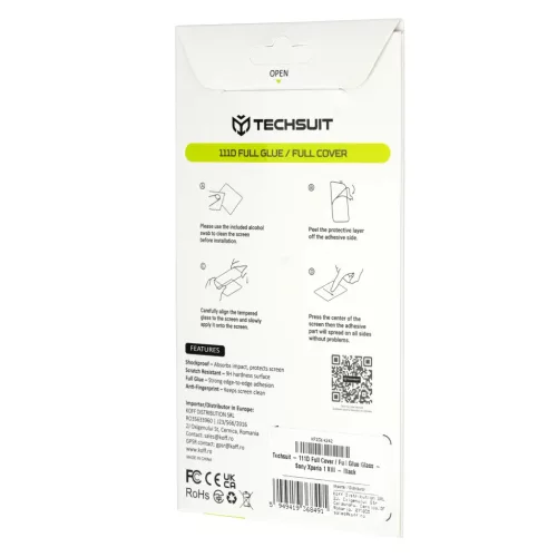 Xiaomi 17T Pro Fekete Techsuit 111D Full Cover / Full Glue Glass üveg-5949419372467 4 kép