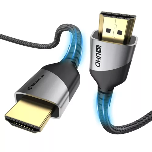  Techsuit NexusVision Pro HDMI 2.1 kábel, 2 m, szürke-5949419373105 4 kép