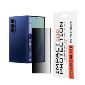 Samsung Galaxy Z Fold8 Fekete Techsuit 111D Privacy Full Glue üvegfó-5949419373297 1 kép