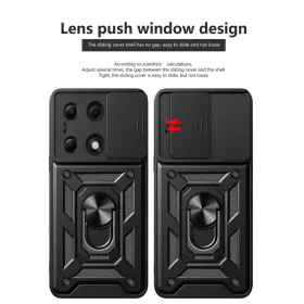 Xiaomi Redmi Note 13 Pro 4G / Poco M6 Pro 4G Fekete Techsuit CamShield-5949419373365 2 kép