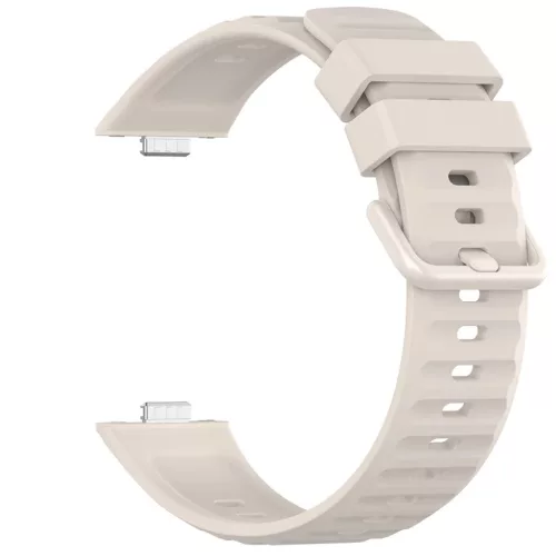 Huawei Watch Fit 5 Pro Krém Techsuit Szíj (W082)-5949419373716 4 kép
