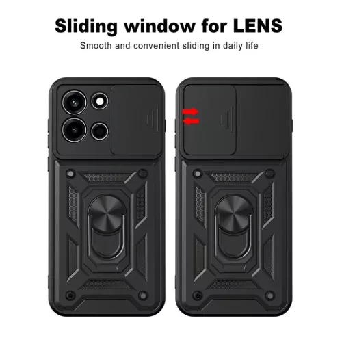  OnePlus Nord 6 fekete Techsuit CamShield sorozat tok-5949419374072 2 kép
