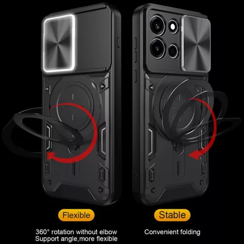 OnePlus Nord 6 Fekete Techsuit CamGuard Pro tok-5949419374058 5 kép