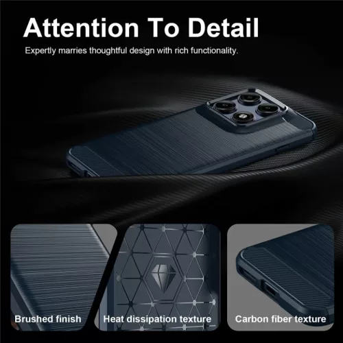 Motorola Edge 70 Pro Kék Techsuit Carbon Silicone tok-5949419375123 4 kép