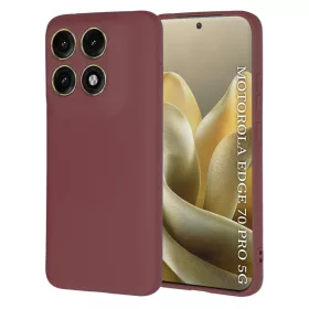    Motorola Edge 70 Pro szilvavörös Techsuit SoftFlex szilikon tok