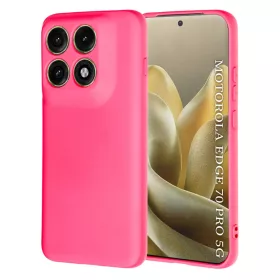    Motorola Edge 70 Pro élénk rózsaszín Techsuit SoftFlex szilikon tok