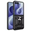 Samsung Galaxy Z Flip8 Fekete Techsuit CamShield Series tok