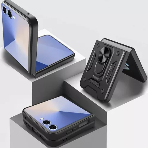 Samsung Galaxy Z Flip8 Zöld Techsuit - CamShield Sorozat tok-5949419374416 6 kép