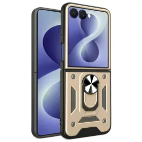 Samsung Galaxy Z Flip8 Arany Techsuit CamShield sorozat tok-5949419374393 1 kép
