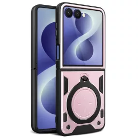 Samsung Galaxy Z Flip8 Rose Gold Techsuit CamGuard Pro tok-5949419374348 1 kép