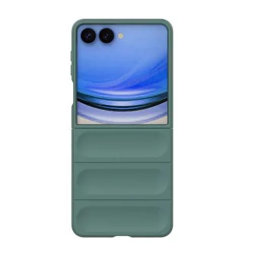 Samsung Galaxy Z Flip8 Zöld Techsuit Magic Shield tok-5949419374317 3 kép