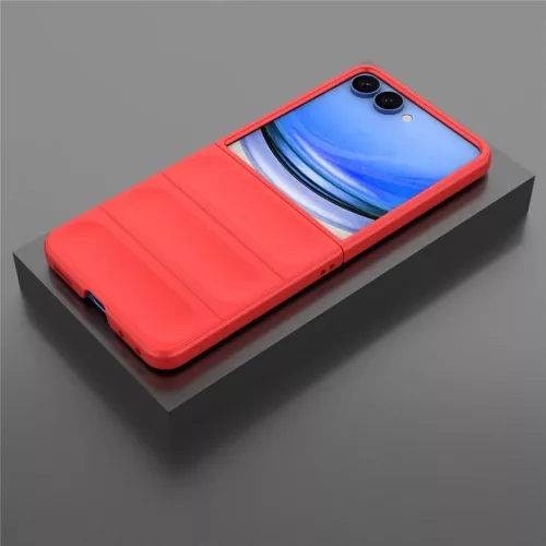 Samsung Galaxy Z Flip8 Piros Techsuit Magic Shield tok-5949419374300 6 kép