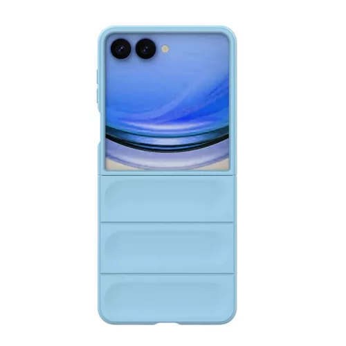 Samsung Galaxy Z Flip8 Kék Techsuit Magic Shield tok-5949419374294 3 kép