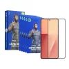  Samsung Galaxy Z Flip7 / Z Flip8 fekete Blueo 2.5D selyemhatású, teljes felületet fedő HD üvegfólia, 5 db üvegfólia