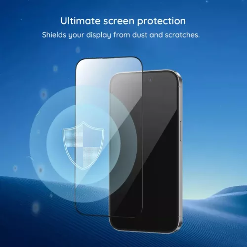  Samsung Galaxy Z Flip7 / Z Flip8 fekete Blueo 2,5D Silk teljes felül-6934663761371 5 kép