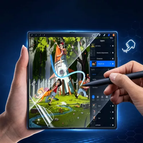  Samsung Galaxy Z Fold8 átlátszó Blueo Inner Foldable HD kijelzőv�-6934663782093 7 kép