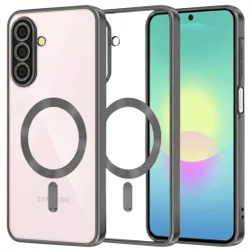   Samsung Galaxy A27 5G fekete Techsuit Luxury Crystal MagSafe tok
