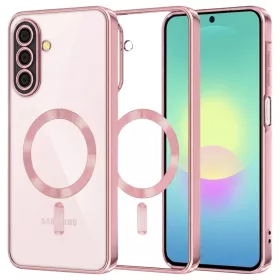    Samsung Galaxy A27 5G rózsaszín Techsuit Luxury Crystal MagSafe tok
