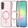  Samsung Galaxy A27 5G rózsaszín Techsuit Luxury Crystal MagSafe tok