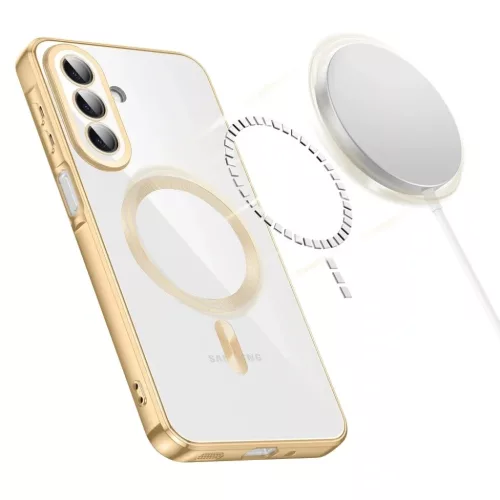  Samsung Galaxy A27 5G rózsaszín Techsuit Luxury Crystal MagSafe tok-5949419375413 3 kép